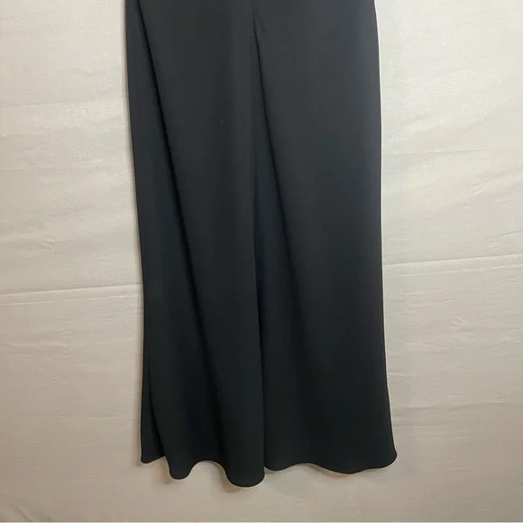 PETITE SOPHISTICATE BLACK SZ 2 Rhinstone Formal Cocktail Mother Of Bride Dress - Picture 6 of 10
